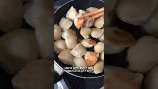 pan fried dumplingsfood cooking vlog chinese germany [upl. by Eitsyrc506]