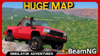 BeamNG JUST GOT BIGGER  OGC TWO Map Mod [upl. by Delmore340]