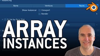 Array Modifier with Instances in Blender EP41 [upl. by Haisej]