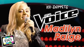 The Voice featuring Madilyn Paige guest judges Tiffany Alvord and Alex Boye  Kid Snippets [upl. by Norda943]