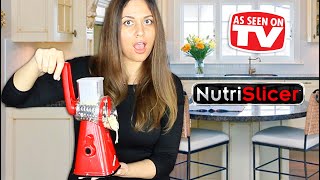 NutriSlicer Review  Testing As Seen on TV Products [upl. by Kenleigh]