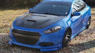 Project Dart Custom 2013 Dodge Dart  VINYL WRAP IS COMPLETE [upl. by Issor107]