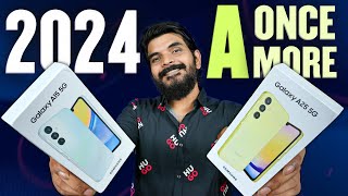 Samsung Galaxy A15 5G amp A25 5G Unboxing amp Initial Impressions  in Telugu [upl. by Udale814]