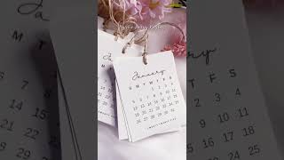 DIY WALL CALENDAR 2025 [upl. by Judson]