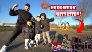 WIE HET MEEST VUURWERK DURFT AF TE STEKEN DIE WINT 💥  LAKAP JUNIOR [upl. by Aicilef]