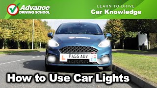 How To Use Car Lights  Learn to drive Car Knowledge [upl. by Siva]