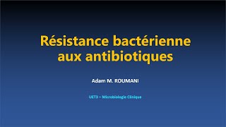 Microbio  Résistance bactérienne aux antibiotiques [upl. by Niasuh]