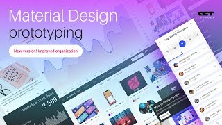 Material Design Prototyping with Figma team library [upl. by Adabel]