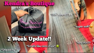 KENDRA’S BOUTIQUE 2 WEEK UPDATED REVIEW 💕  Brazilian Body Wave  TONINOVA [upl. by Stacy]