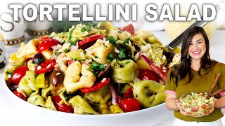 How To Make An Addictively Delicious Tortellini Salad In Just 20 Minutes [upl. by Boot]