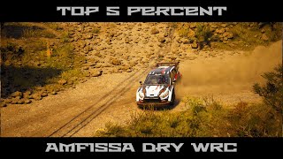 EA Sports WRC  Top 5 Percent  Time Trial  Greece Stage 12 Amfissa Dry  WRC [upl. by Oderf]