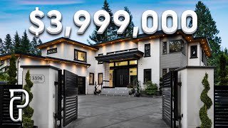 Inside a 3999000 Modern House in South Surrey British Columbia  Propertygrams Mansion Tour [upl. by Luisa560]