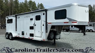 2023 Lakota AC29 2 Horse Trailer with 9 Living Quarter Tour [upl. by Calia]