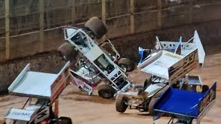 Sprintcars  Baypark Speedway  Opening Night 261024 [upl. by Narad378]