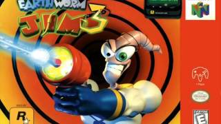 Earthworm Jim 3D N64 Version Happy Pizza music NO WIND NOISE [upl. by Colier917]