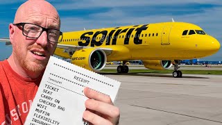 I Paid For EVERY Addon on SPIRIT AIRLINES [upl. by Nitsraek]