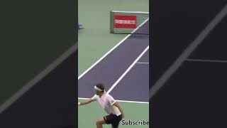 Federer shock after backspin shot tennis backspin [upl. by Archibold]