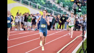 Duck Track Club Runs Sub1600 4xMile Relay at 2022 Oregon Relays [upl. by Byrle901]