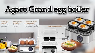 AGARO Grand egg boilerboils8eggspoaches4eggssteamvegetables agarolifestyle kitchenexpert [upl. by Marcos]