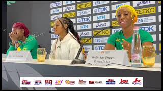 Did Sha’Carri Richardson accidentally call ShellyAnn FraserPryce ‘old’ [upl. by Nosnibor630]