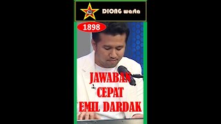 JAWABAN CEPAT EMIL DARDAK  DIONG warta  pilkada [upl. by Annaeg]