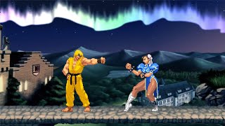 FIRE KEN VS CHUN LI [upl. by Ahtreb770]