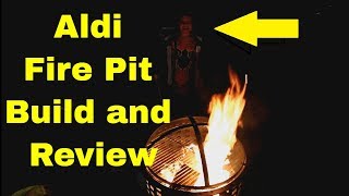 Aldi Coolabah Fire Pit Build and review How to build a Fire Pit [upl. by Sidnee388]