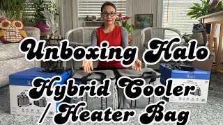 Unboxing Halo Hybrid Cooler  Heater Bag [upl. by Halden34]