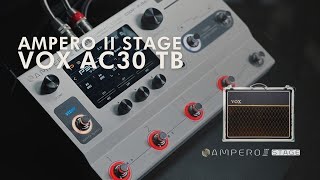 AMPERO II STAGE  VOX AC30 TONE HotoneAudio [upl. by Ignace]