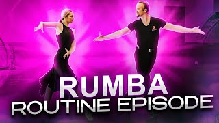 Basic Rumba and Advanced Rumba Routine  Ballroom Mastery TV [upl. by Nnylrefinnej]