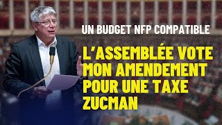 LAssemblée vote mon amendement quotZucmanquot 🔥 [upl. by Eilyk]