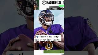 We miss you Madden 21 rap song nflfypシ゚ fypシ゚viral lamarjackson ravens [upl. by Fiske747]