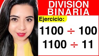 DIVISIÓN BINARIA  Ejercicio 2 [upl. by Ahsenev322]