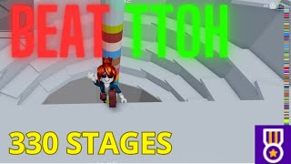 I BEAT The Tower Of Hell TTOH 330 stages [upl. by Willdon387]