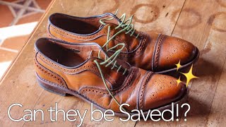 Which leather cleaning product is right for your dress shoes Using the Saphir Leather Cleaning Soap [upl. by Uok]