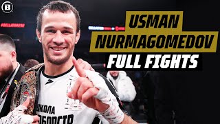 FULL FIGHTS  USMAN NURMAGOMEDOV 🔥  LIGHTWEIGHT WORLD CHAMPIONSHIP 🏆  Bellator MMA [upl. by Tnek118]