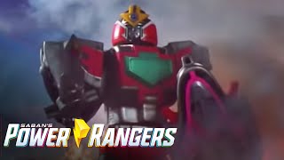 Time Force Megazord First Battle  Power Rangers Time Force  Power Rangers Official [upl. by Nadabb]