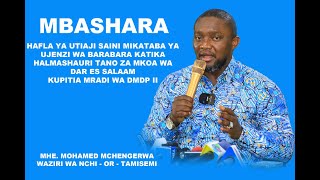 LIVE WAZIRI MCHENGERWA ANASHUHUDIA UTIAJI SAINI MIKATABA YA UJENZI WA BARABARA 5 DAR ES SALAAM [upl. by Ben871]