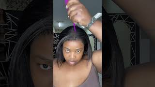 Quick and easy way to style your bob wig🥰🥰🥰 bobs bobwig [upl. by Rowe]