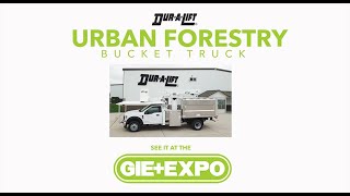 Urban Forestry Bucket Truck  GIEEXPO 2021 [upl. by Nevins]