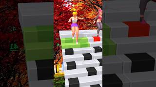 Dance Stairs Race Thrills W 💃 fanny viralshort👆 rmigamerz fyfacs 💝 [upl. by Eittap]