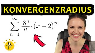 KONVERGENZRADIUS bestimmen Beispiel – Konvergenz von Reihen Potenzreihen [upl. by Sac713]