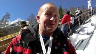 Eddie the Eagle Lands In Slovenia [upl. by Rehtaef]