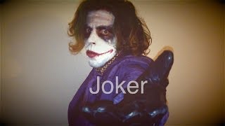 Tutorial disfraz de el Joker o Guasón  Make up  Heath Ledger  DIY  Cosplay [upl. by Dorwin]