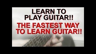 Learn To Play Guitar The Fastest Way  The Busker Technique 3 [upl. by Wendie476]