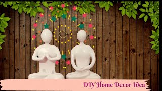 DIY Figurine for home decor  Craft from Cardboard  Gift Ideas 💡 [upl. by Oflodur]