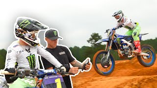 Haiden Deegans First Ride Back On Supercross [upl. by Sirret]