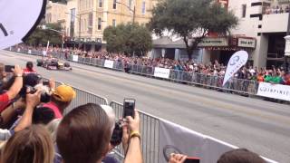 Red Bull F1 car on Congress Ave [upl. by Yemrots]