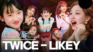 TWICE Likey cover Just by looking at it its full of vitamins and energy❣ [upl. by Victorie]