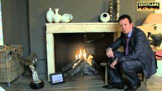 Cosyflame fireplaces HD  gesloten gashaarden onzichtbaar glas [upl. by Wershba309]